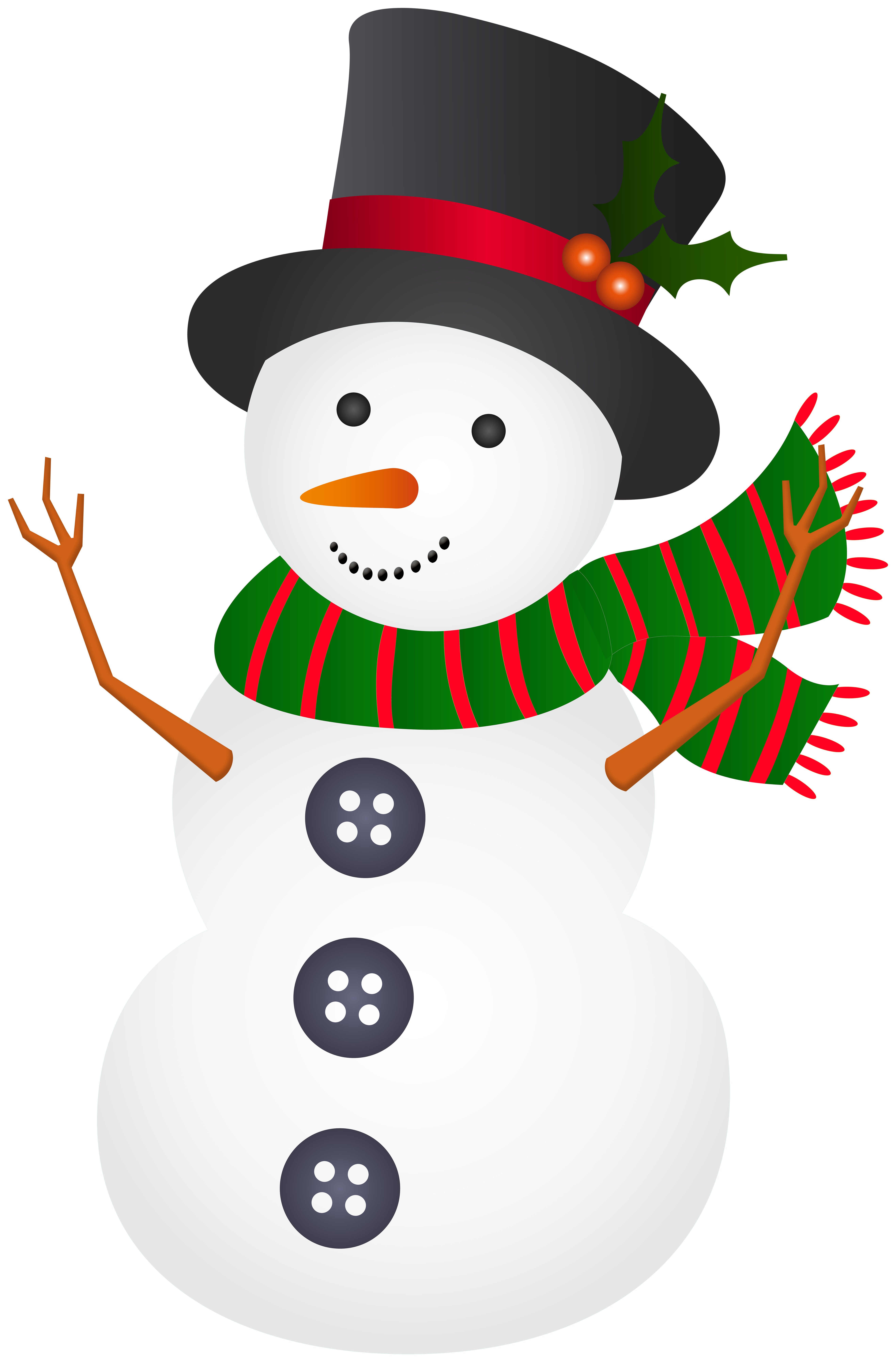 snowman with top hat png clipart​ | gallery yopriceville - high